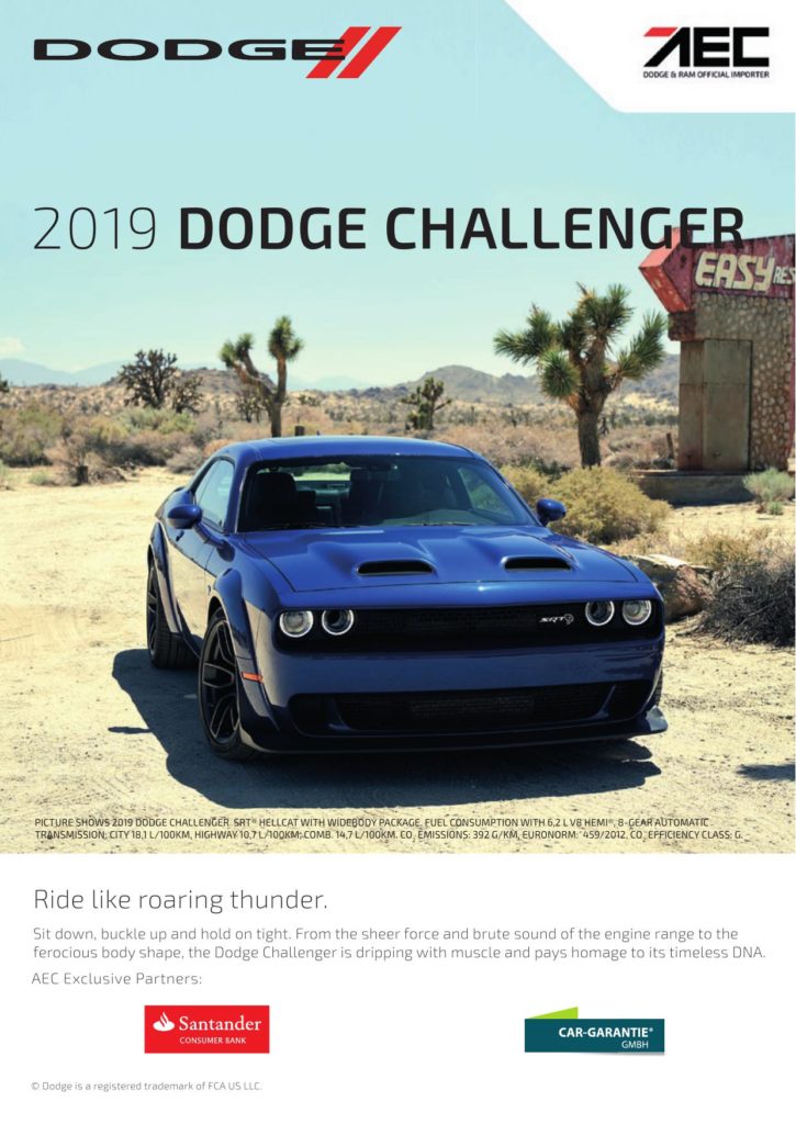2019 Dodge Challenger Interieur Aec Europe